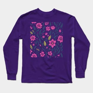 flower pattern Long Sleeve T-Shirt